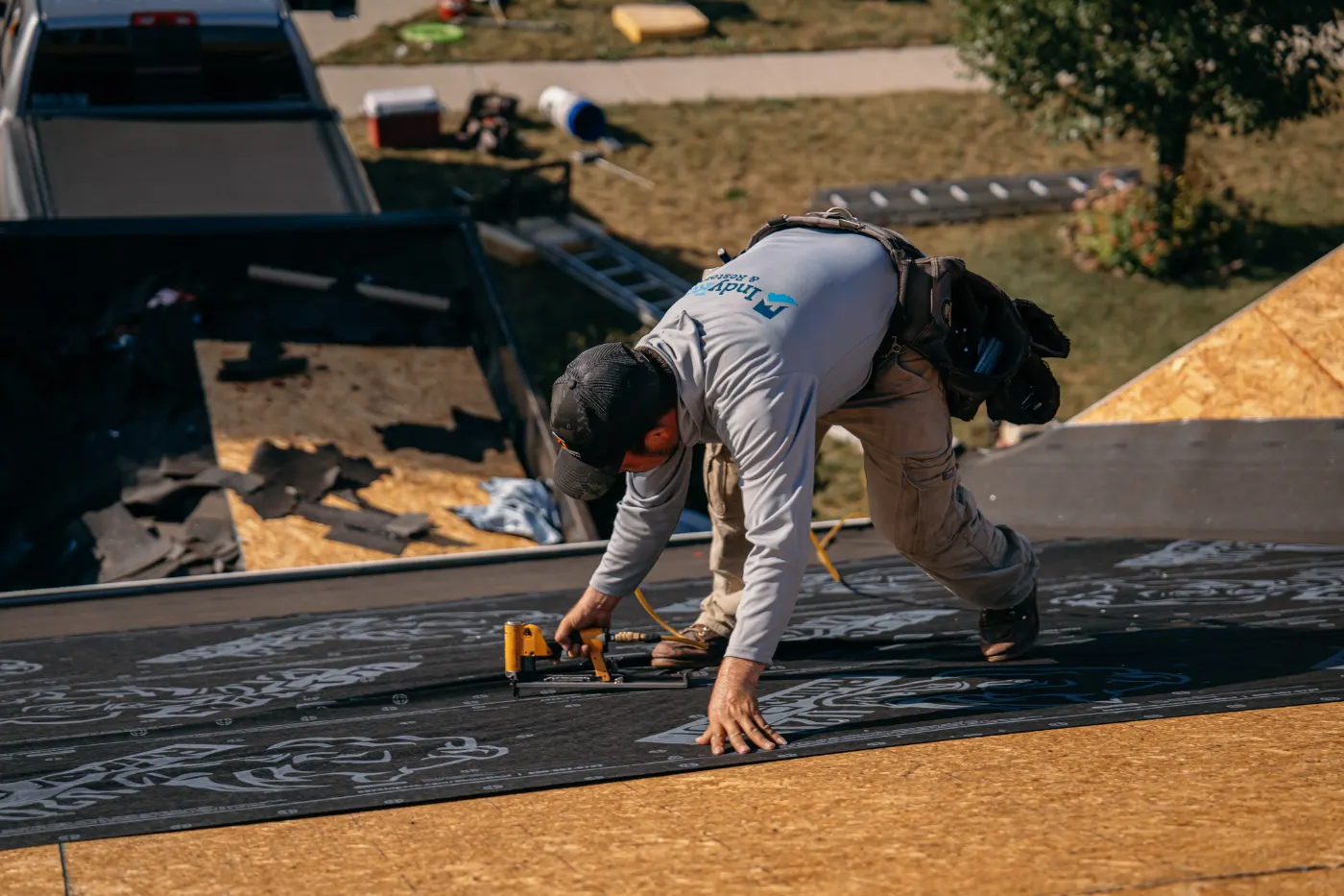 Roof inspection documented on a Willow Pointe home