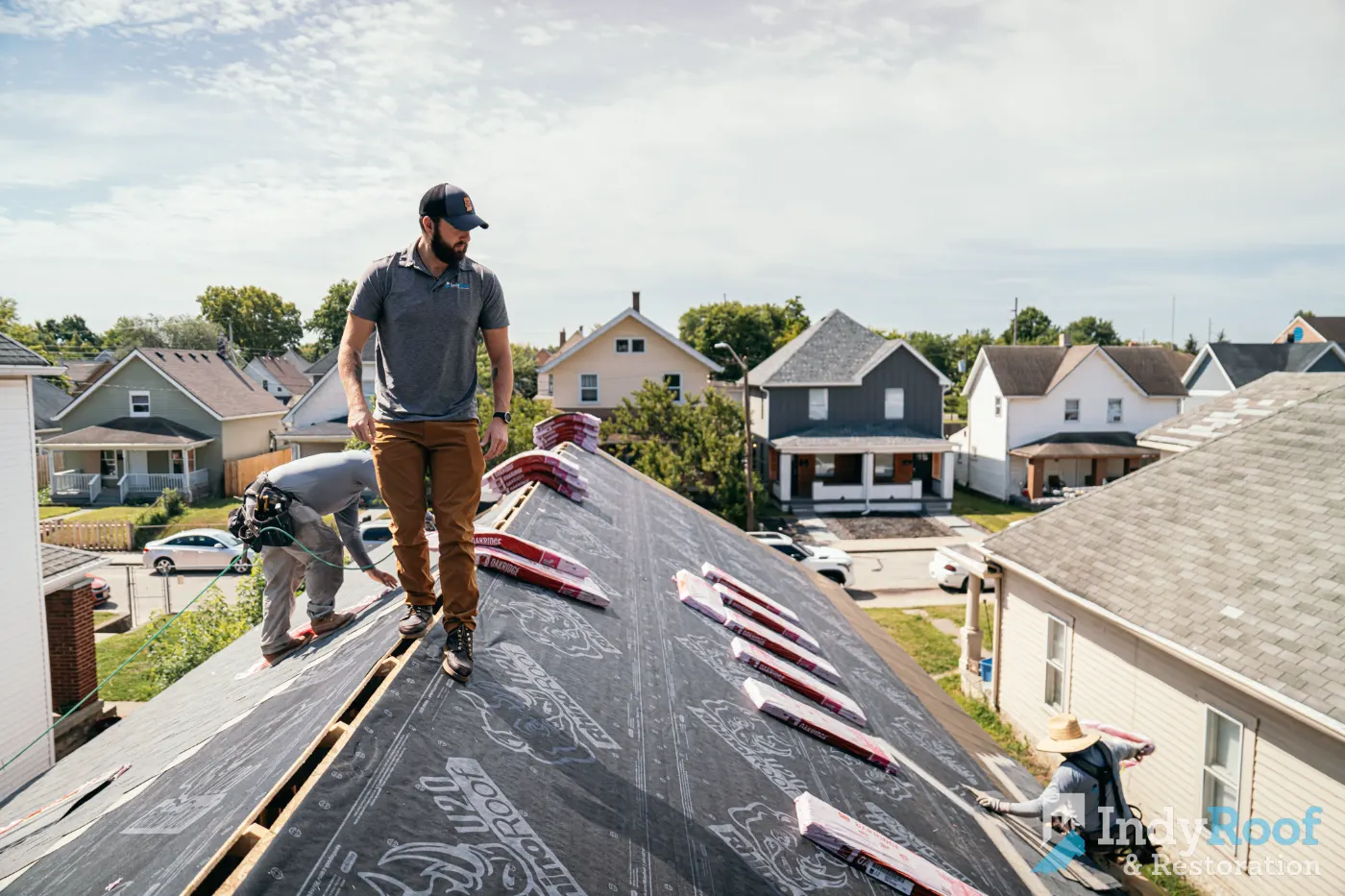 Roof inspection documented on a Willow Pointe home